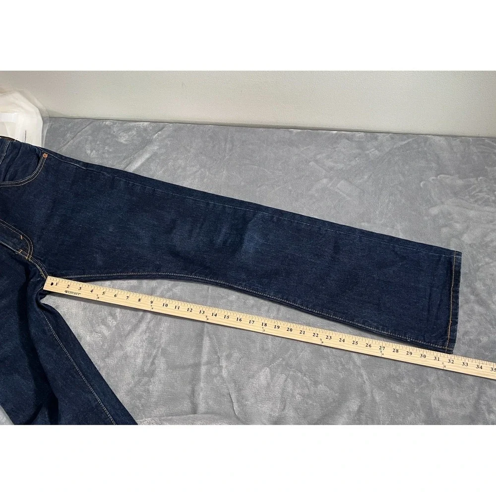 Levis 517 Jeans Mens 29x32 Slim Bootcut Dark Blue Western Cowboy Denim Rodeo